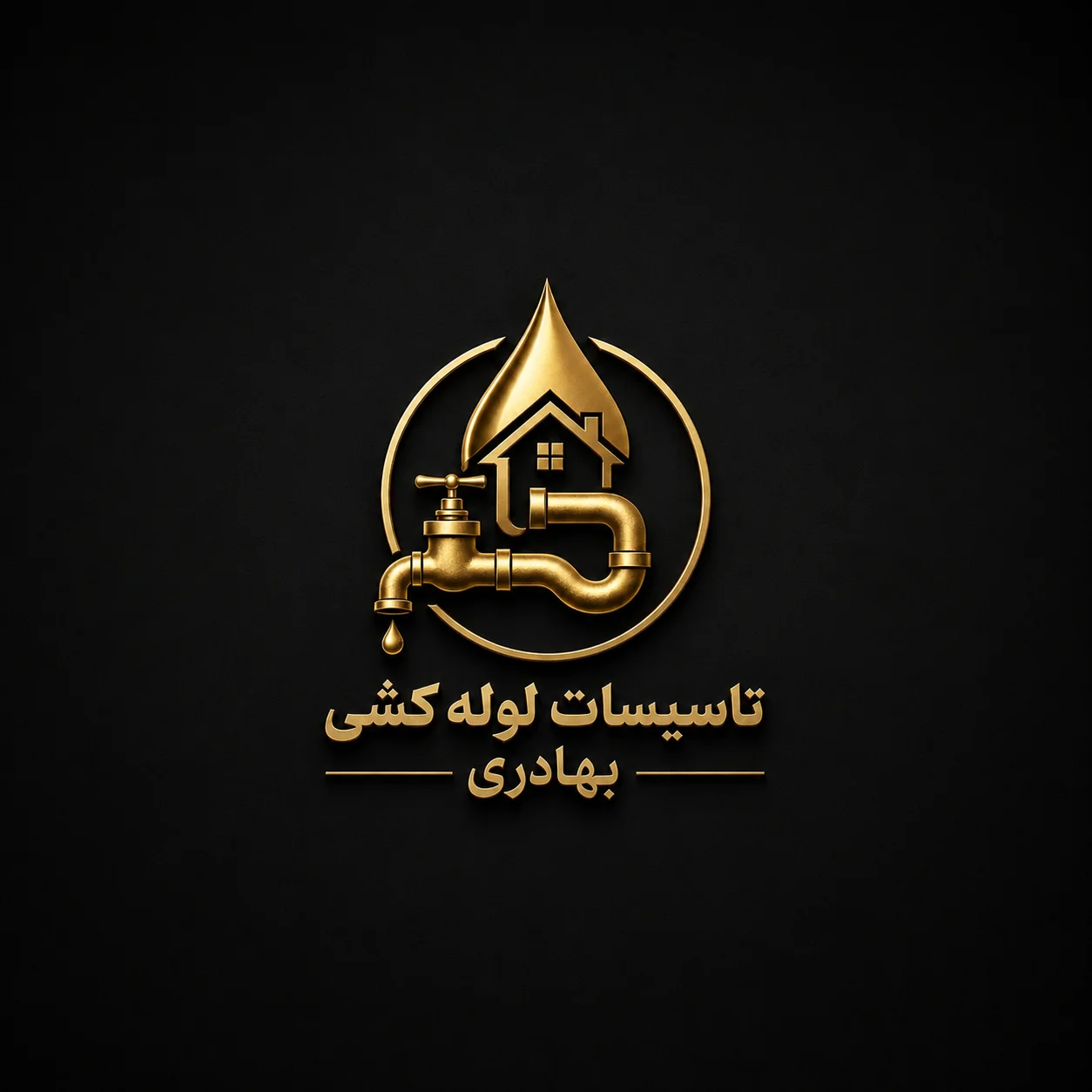 لوگو تاسیسات علی بهادری