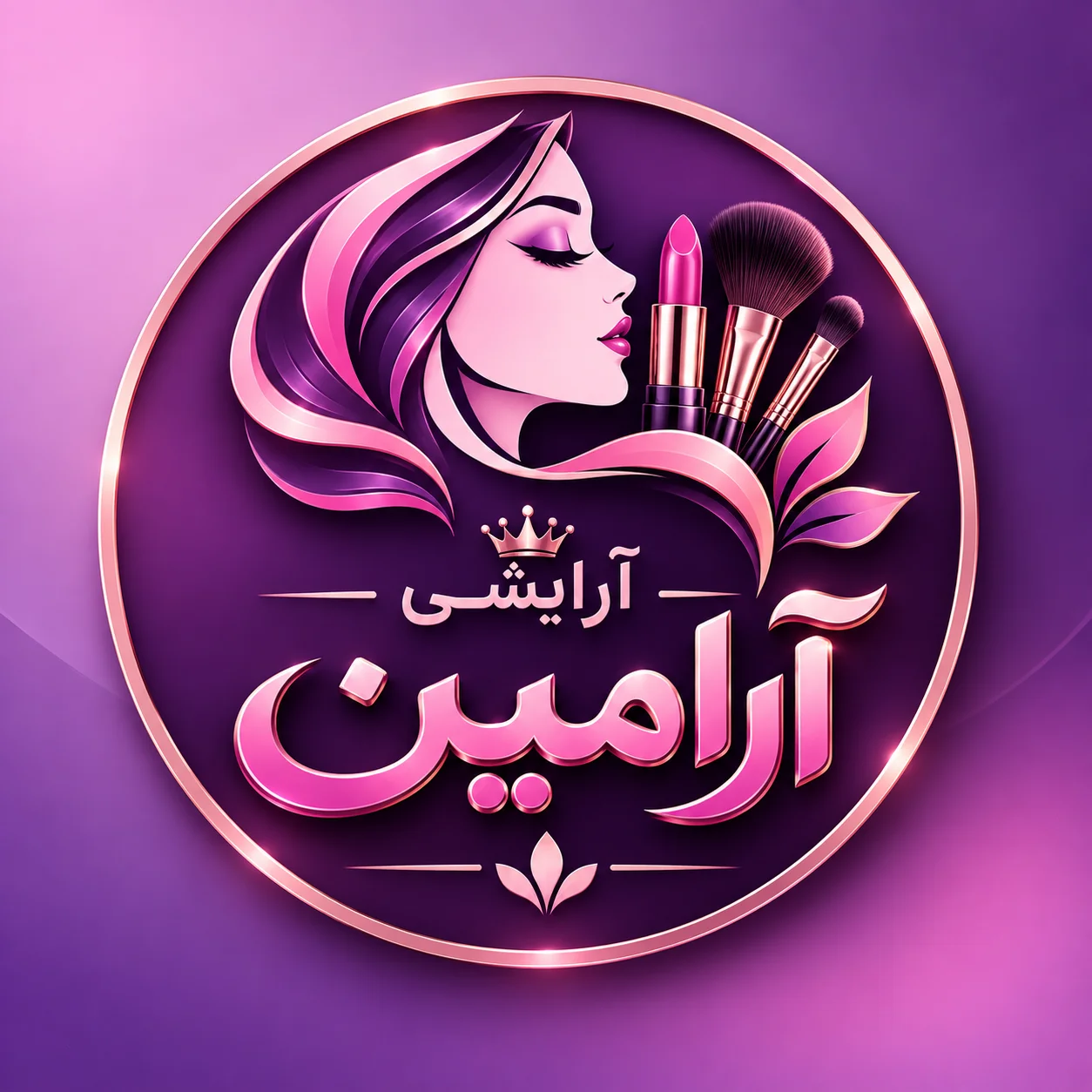 لوگو آرایشی آرامین