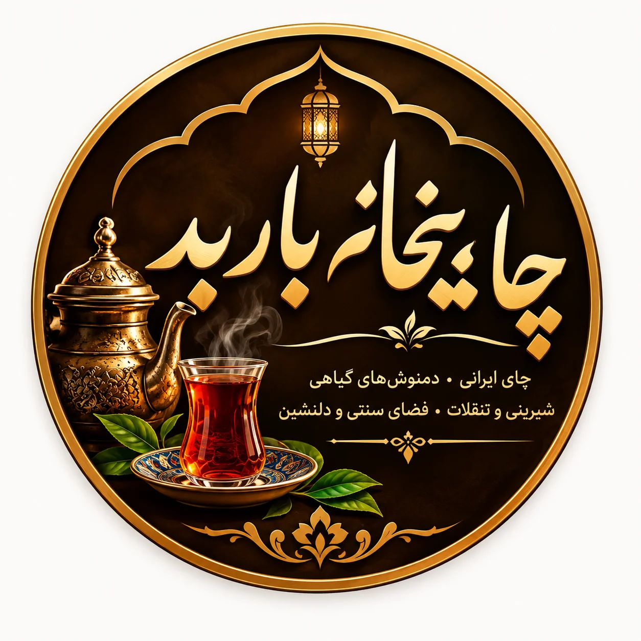 لوگو چایخانه باربد اصفهان
