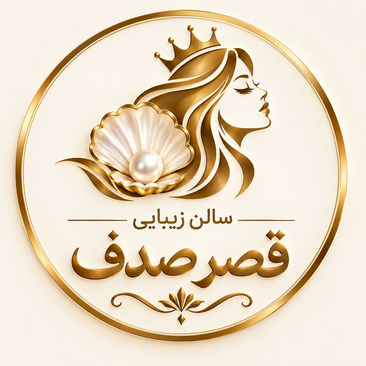 لوگو سالن زیبایی قصر صدف در کوهدشت