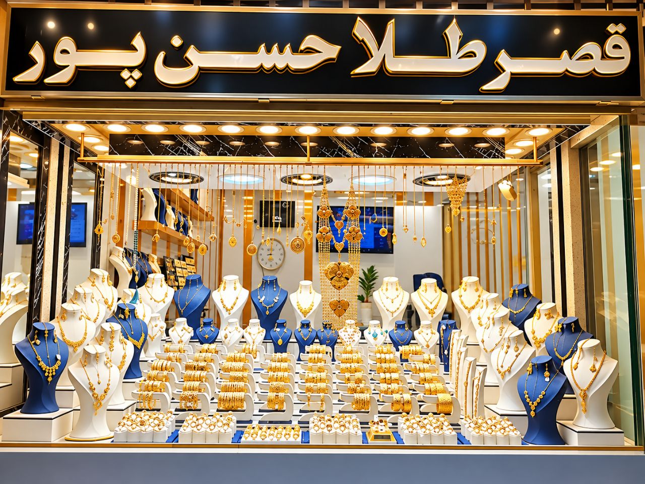 گالری قصر طلا حسن پور میبد