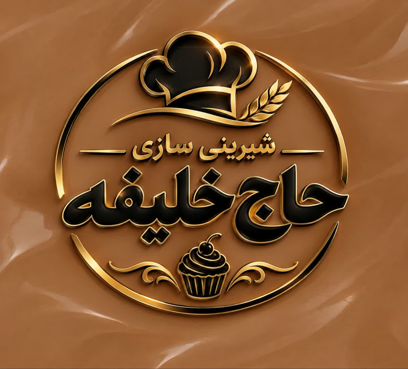 لوگو شیرینی سازی حاج خلیفه مشکی باف یزد