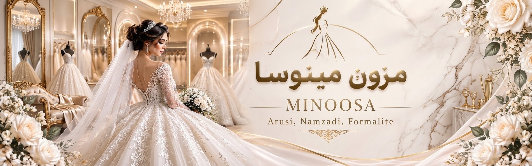 مزون لباس عروس مینوسا جهرم
