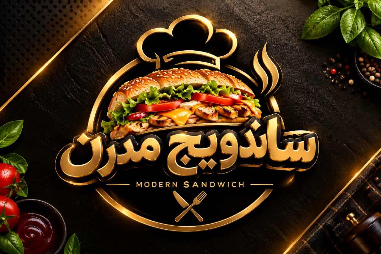 لوگو ساندویچ مدرن یزد