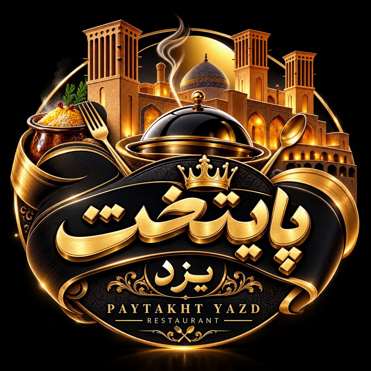 لوگو رستوران پایتخت یزد