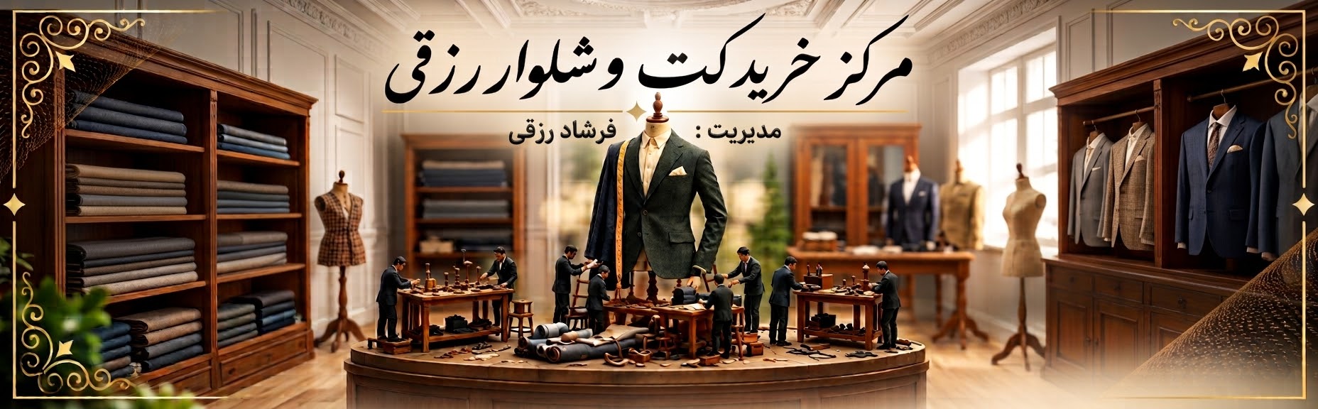 مرکز خرید کت و شلوار رزقی /جهرم
