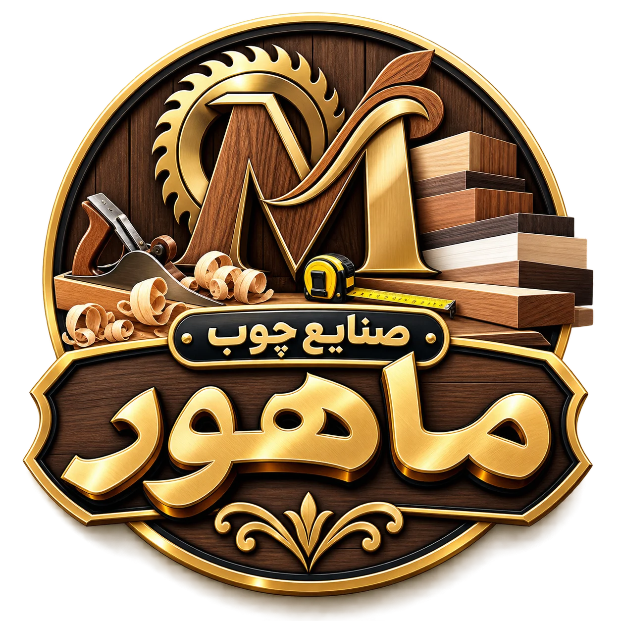 لوگو صنایع چوب ماهور