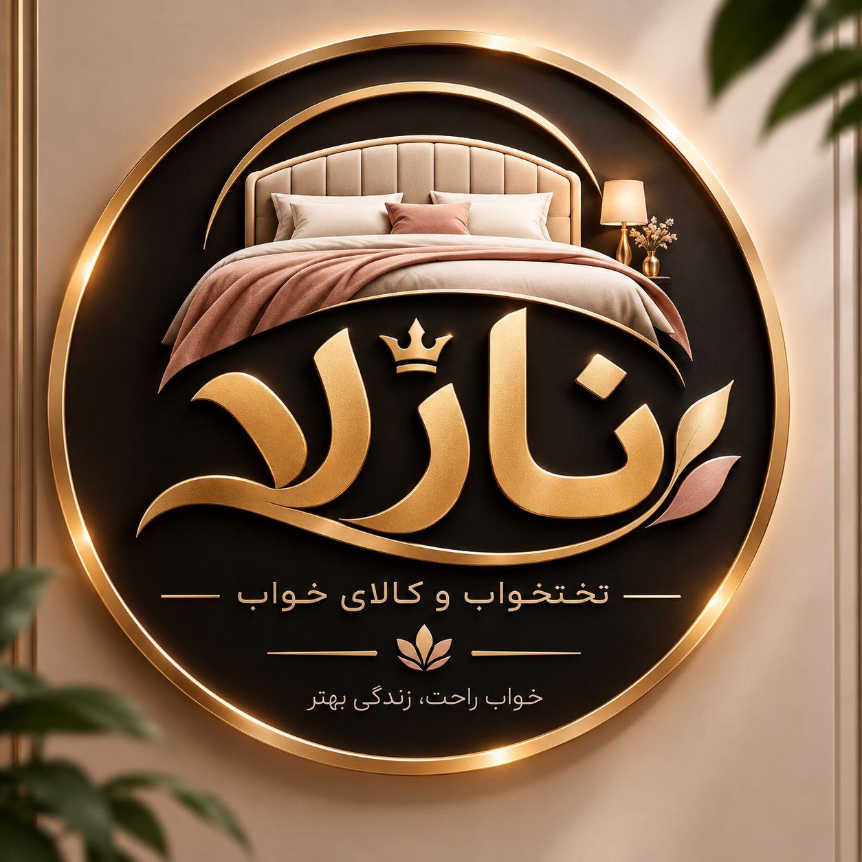 لوگو تختخواب پارچه ای نارلا