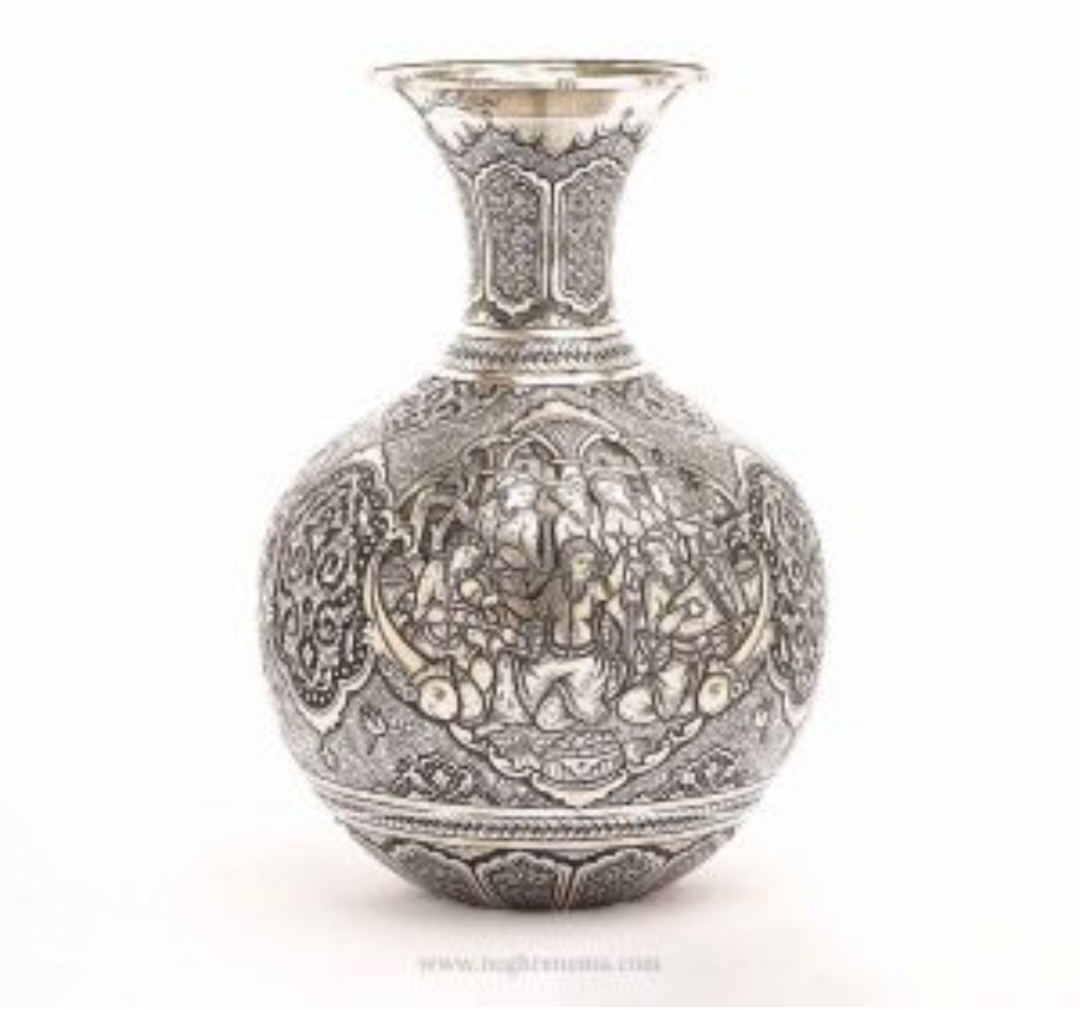 ظروف نقره قلم زنی